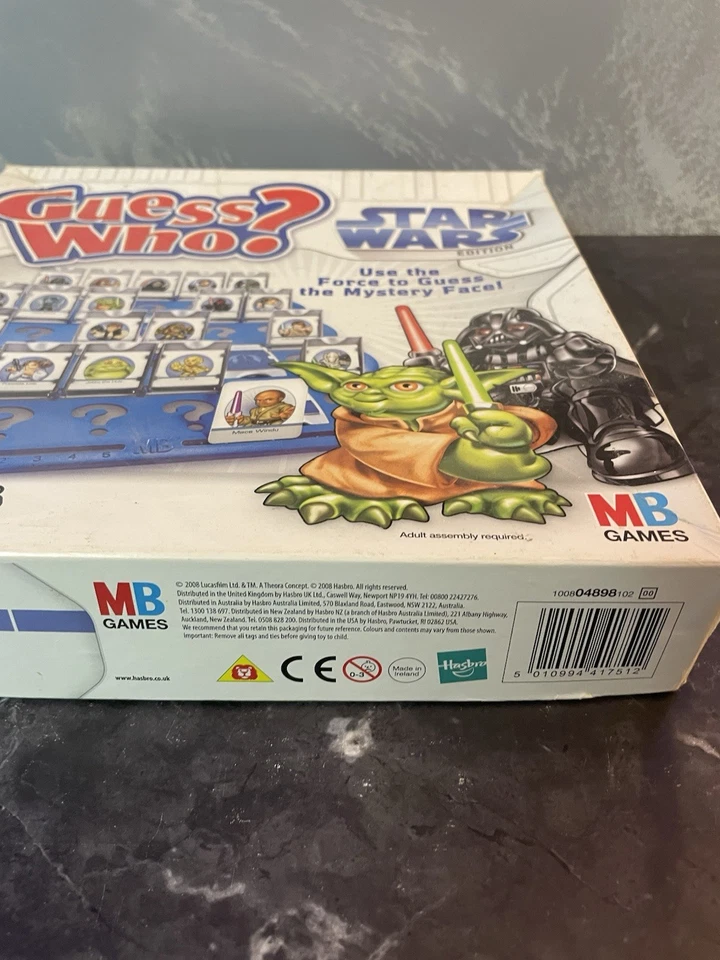 Guess Who Star Wars Edition Board Game MB Games 2008 Complete & GC - Image 3 of 4