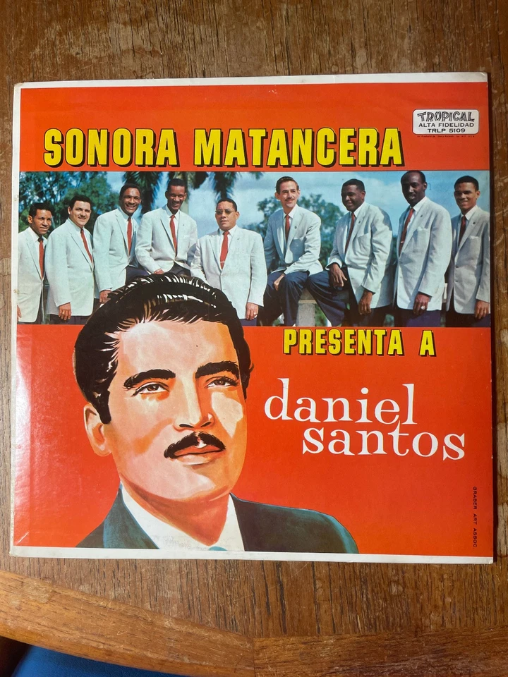 Sonora Matancera Presenta A Daniel Santos LP Tropical Records TRLP- 5109 (US) VG - Image 2 of 4