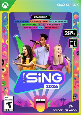 Lets Sing 2026 + 2 Mics for Xbox Series X [New Video Game] Xbox Series X