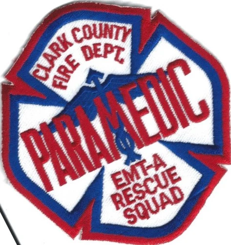 NEVADA - Clark County Fire Department Paramedic - EMT - A - Rescue Squad patch