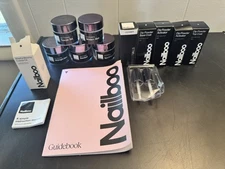 New Acrylic Nails Nailboo Dip Powder Lot 12 Pieces!  Activator Top Coat Colors