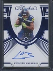 2022 Panini Flawless Football Kenneth Walker #RGM-KW RC Rookie Sapphire Auto /15