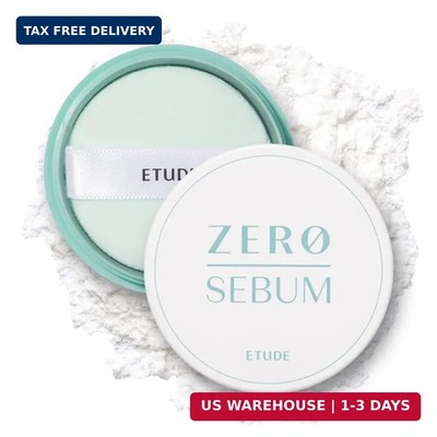 ETUDE Zero Sebum Loose Powder for Oily skin | Translucent Setting Powder with 80