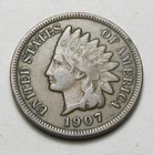 1907 INDIAN HEAD CENT,MOST OF LIBERTY, VERY NICE COIN!!!!(A2)