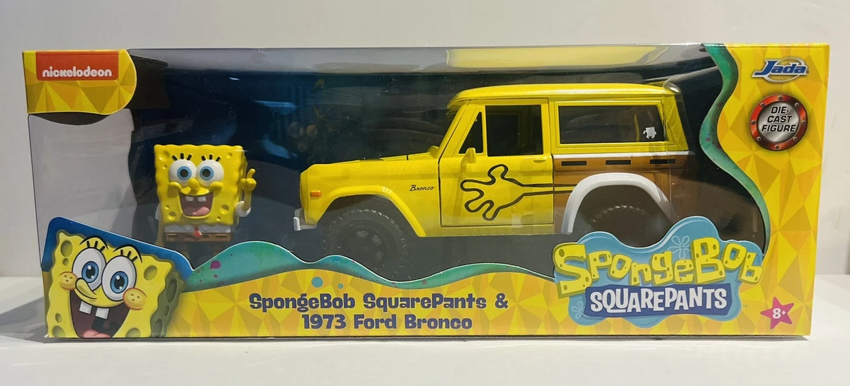 JADA 2024 SpongeBob Squarepants & 1973 Ford Bronco 1:24 Scale | eBay