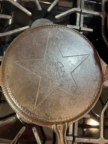 Vintage Lodge Cast Iron 4 In 1 Skillet Dutch Oven Lid