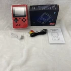 Game Box Plus Handheld Retro Console 400 Games Built-In Portable Player RED