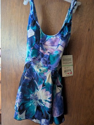 Maxine Of Hollywood Skirted One Piece Women's Swimsuit, New With Tags Size 8
