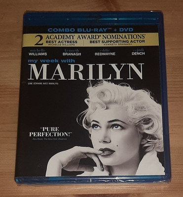 My Week with Marilyn (Blu-ray + DVD, 2011, BRAND NEW) Michelle Williams / Monroe