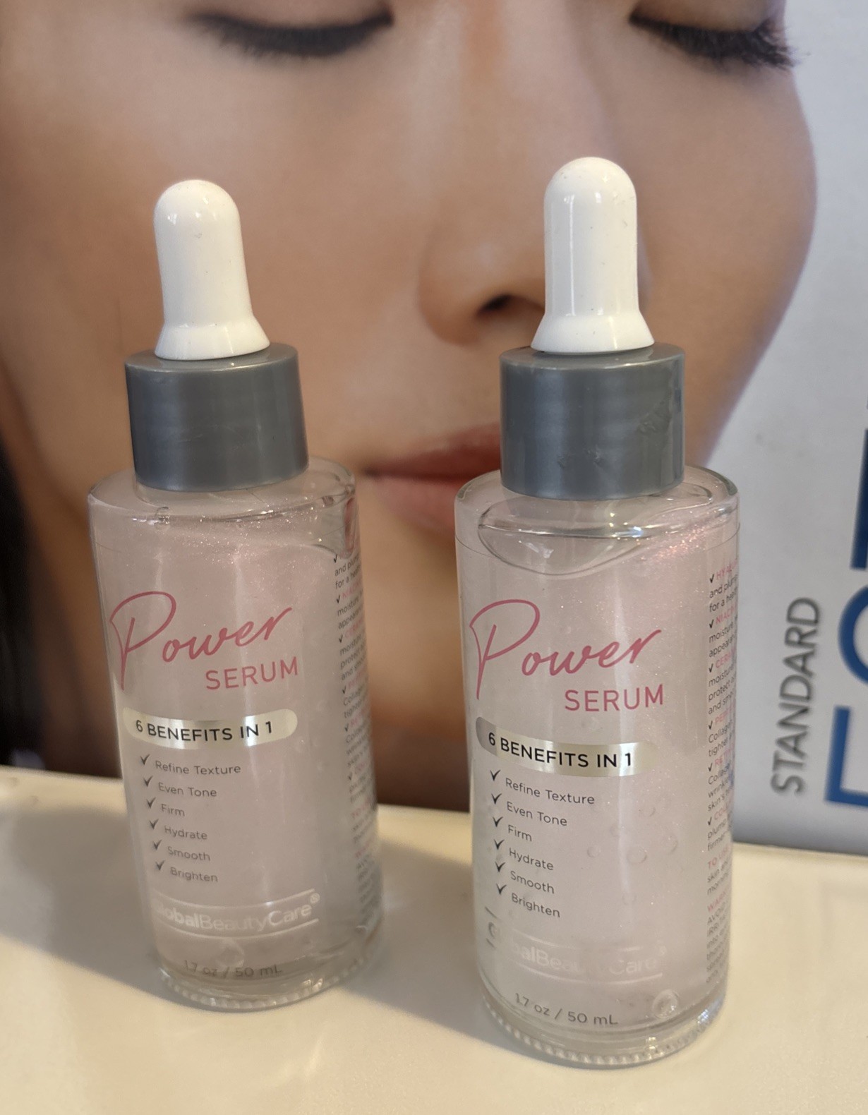 Global Beauty Care X2 Power Serum 6 BENEFITS IN 1 New 1.7 OZ  Free Gift 🎁 