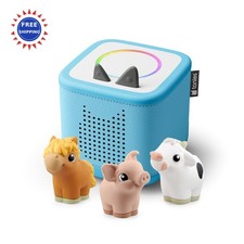 Toniebox 2 My First Farm Bundle for Kids 1 Sky Blue Soft Squeezable Horse