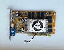 PALIT NVIDIA GeForce FX5200 128MB DDR AGP DVI TV-Out VGA Graphics Card