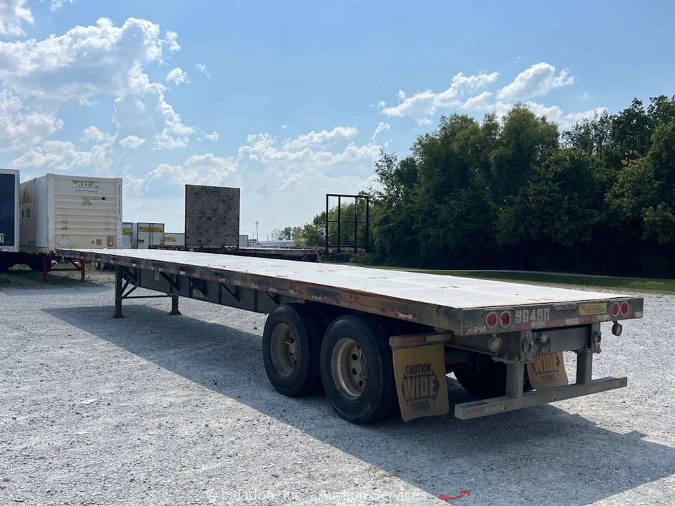 2020 Wade Services WLH48FT 48' T/A Flatbed Delivery Cargo Hauler Trailer bidadoo - Image 3 of 4