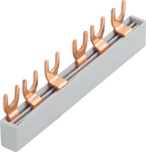 POLLMANN ELEKTROTECHNIK GMBH Phasenschiene-Gabel (Miniline) 10mm²/3-polig, Pollmann - 1 Stk.