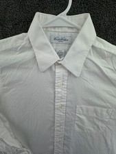 VTG Brooks Brothers Cotton Long Sleeve Button Up Shirt Men 16 34 USA Cotton 90s