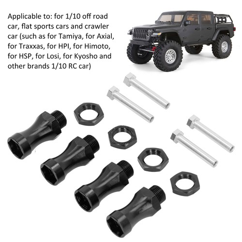 TOH RC 12mm a 17mm Adattatore di conversione esagonale prolunga ruota in metallo allargatore 30 LS - Foto 11 di 22