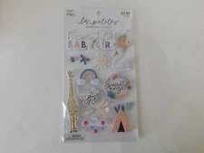 The paper studio la petites Baby girl 3D stickers 15 pc