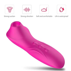 Sucking Vibrator 10-Speed G-spot  Massager Dildo Clit Sucker Women Sex Toys - Picture 8 of 28