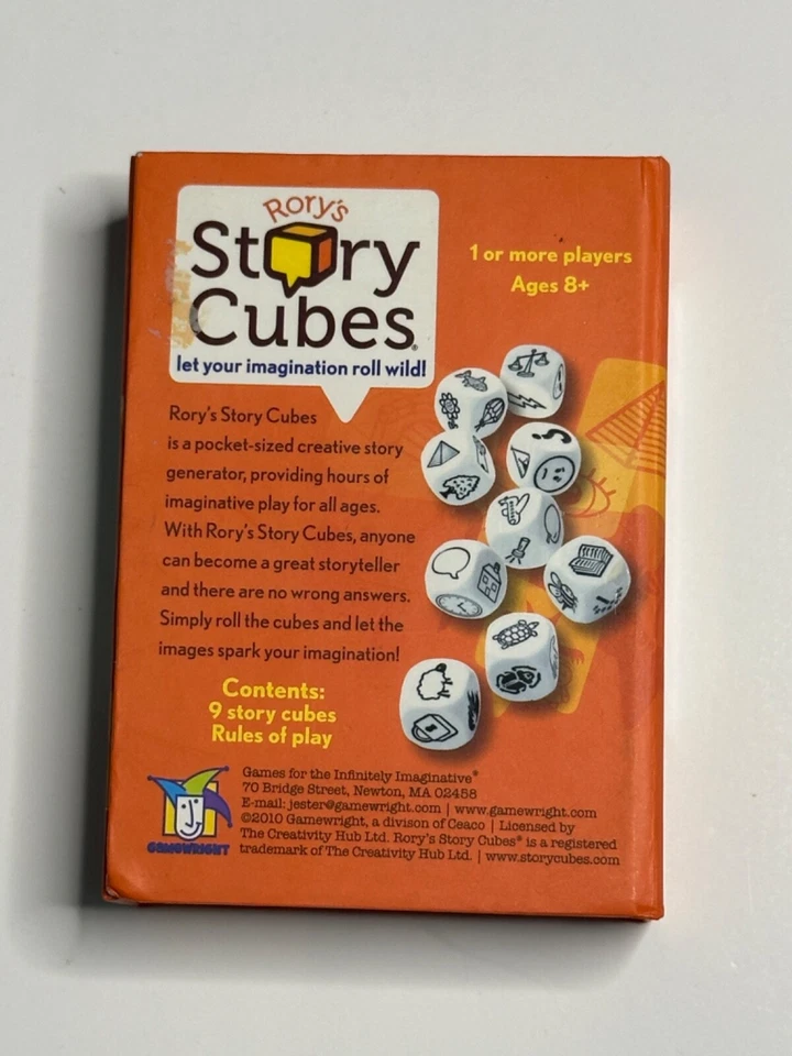 GameWright 的 Rory's Story Cubes - 原版讲故事骰子游戏二手 — 第 3/4 张图片