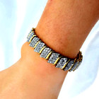 Cut Diamond 4.00 Ct Women's Bracelet 14k Yellow Gold Finish Lab Created Round