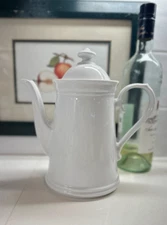 Vtg Winterling Bavaria Germany Hotel Porcelain Coffee Pot Server White 9.5"