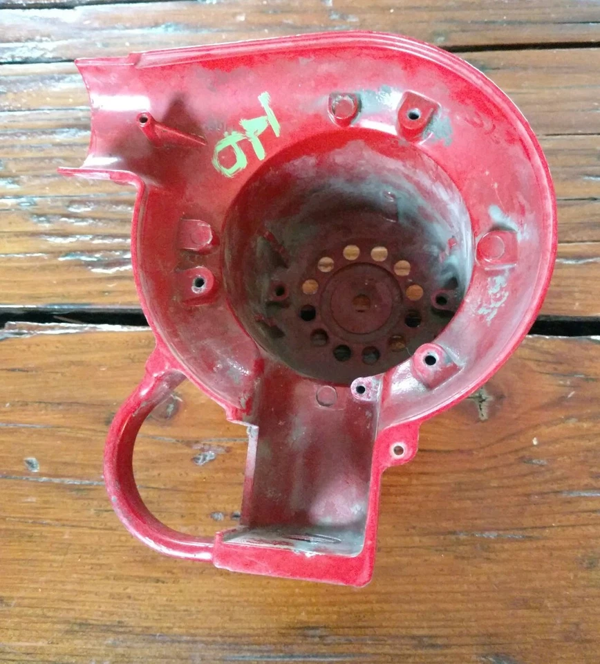 Pistola de calor Milwaukee modelo 750 de colección pieza - carcasa de aluminio fundido - lado del motor  Foto 4 de 4