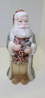 Handpainted Fenton Santa With Cat Limited Edition #236 - Rare