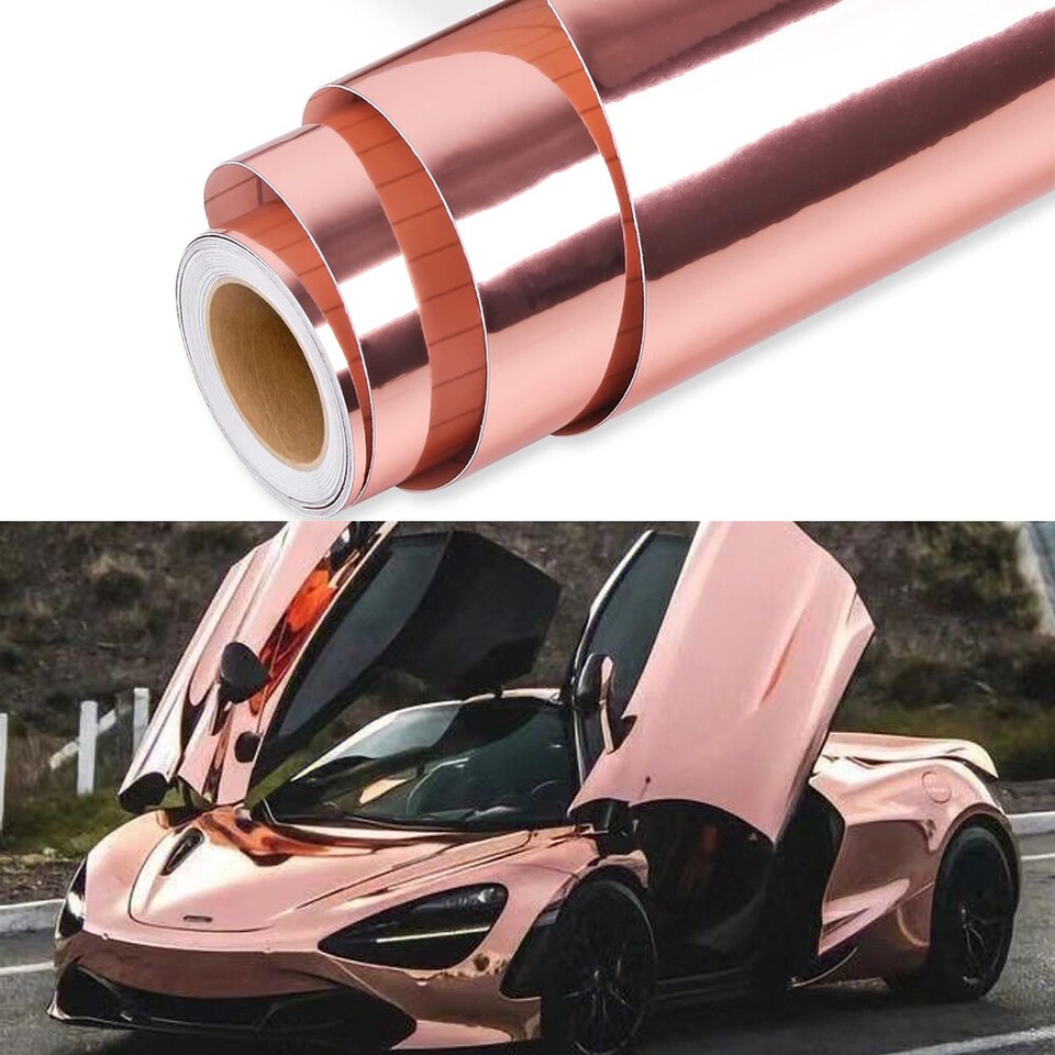 Mirror Chrome Vinyl Wrap - Blue