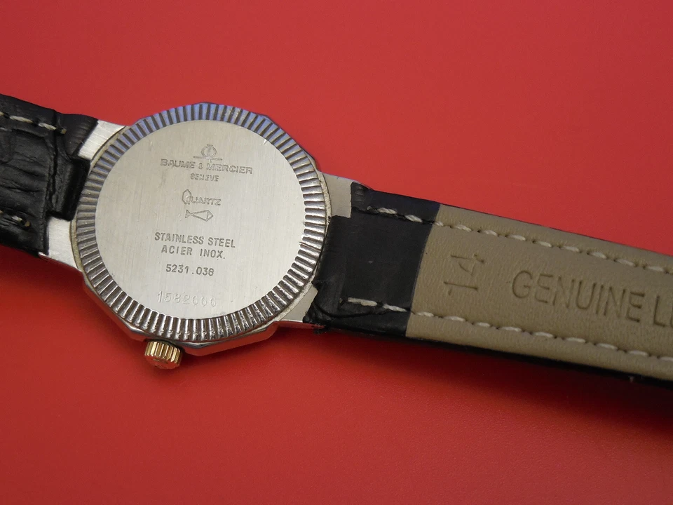 BAUME MERCIER RIVIERA 18K GOLD / STEEL DIAMOND 25MM WOMEN'S DATE WATCH - Image 4 of 4