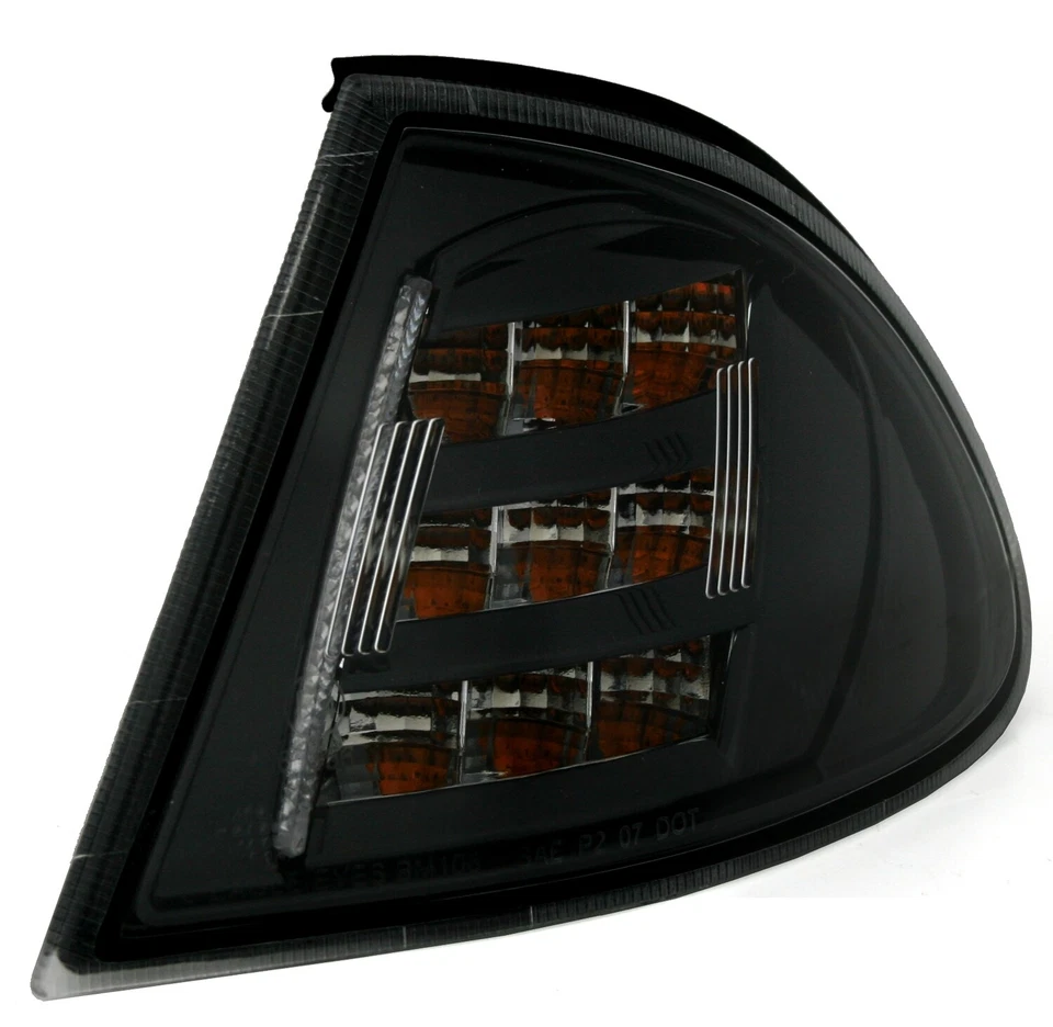 LED Frontblinker Set für 3er BMW E46 Limo + Touring in Schwarz Blinker EAGLE EYE - Bild 3 von 3