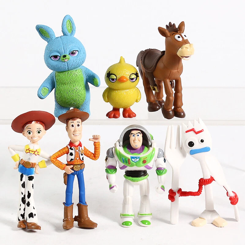 Figurines du film Disney Buzz l'éclair, jouets d'action, Woody Forky Alien  Jessie, poupée Anime