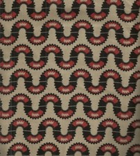Dogma tan caterpillar stripe David Hearn In the Beginning fabric