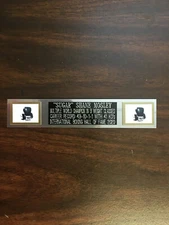 SHANE MOSLEY (BOXING) NAMEPLATE FOR SIGNED GLOVES/TRUNKS/PHOTO DISPLAY