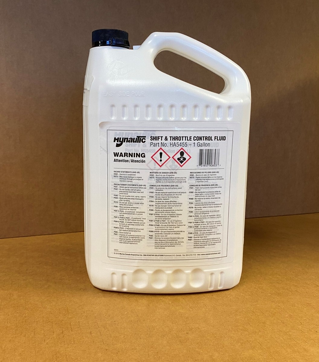 Hynautic Shift & Throttle Control Fluid HA5455 1 Gal Hynautic Shift & Throttle Control Fluid HA5455 1 Gal