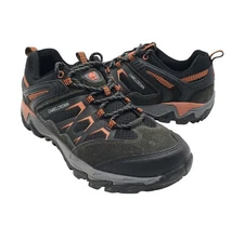 Camel Crown Mens 9.5 Hiking Shoe Sude Leather Mesh Dark Grey Performance Wear