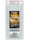 Stephen Curry Autographed 2015 Playoffs Round 1 Game 2 Ticket PSA Auth PSADNA 10