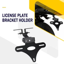 Universal Adjustable Alu License Plate Relocation Bracket Fender Eliminator Kit