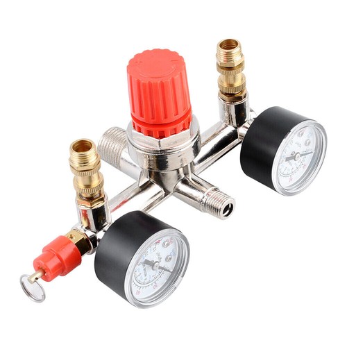 175PSI Air Compressor Pressure Switch Control Valve Manifold Regulator Gauges - Picture 11 of 12
