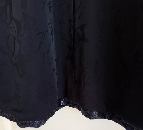 $6150 Chanel 16A Rome Black Navy Metallic Camellia Jacquard Braid Coat Jacket 36 - Picture 8 of 19