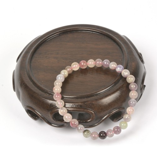 6mm Fashion round gemstone beads stretchable bracelet 6.5" - Picture 86 of 222