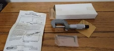 VINTAGE GENERAL MFG. PRECISION MICROMETER #27-2000-0100 0-1 MICROMETER