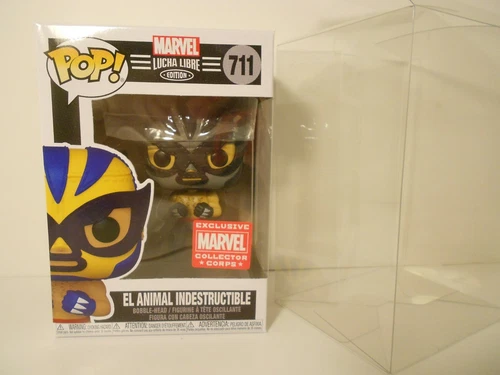 Funko POP! Marvel Luca Libre EL ANIMAL INDESTRUCTIBLE (WOLVERINE) #711 con PROTECTOR