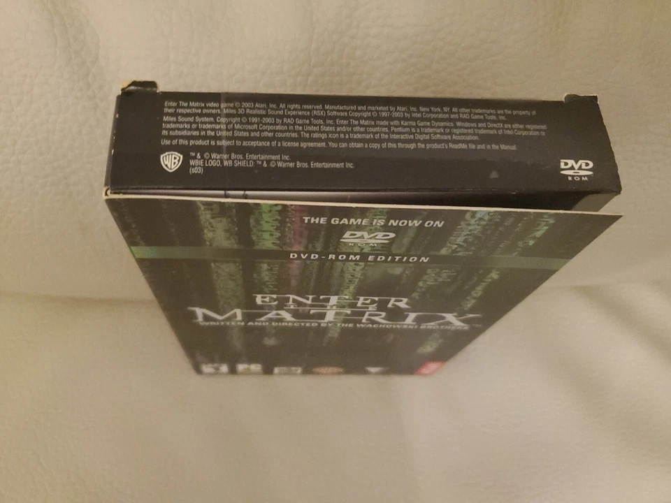 Enter the Matrix DVD-Rom Edition PC Games Brand New Sealed in Retail Box - Image 3 of 4