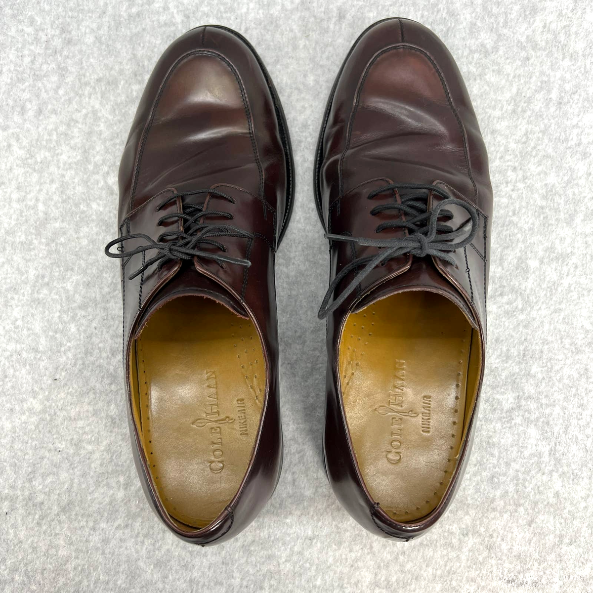Cole Haan/Nike Air Collab Mens Brown Leather Split Toe Oxford Shoes Size 11.5 M Cole Haan Nike Air Oxford Dress Shoes Size 9 | Mercari main image 4