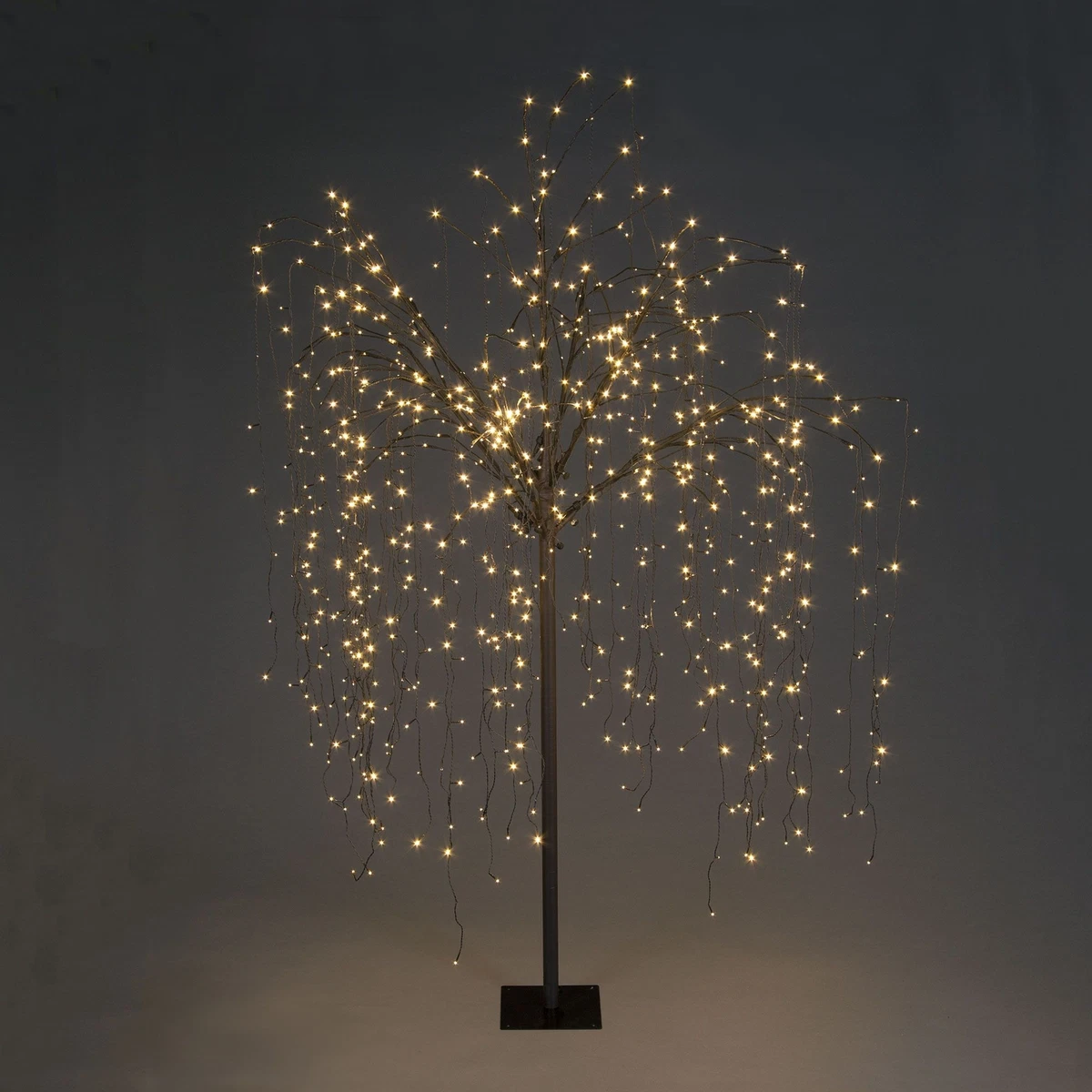 Pre lit weeping willow tree online