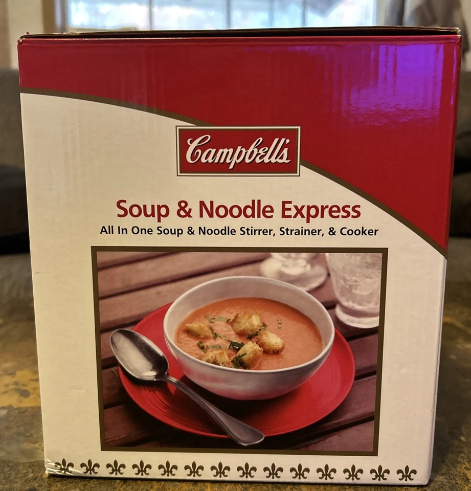 Cocina coladora agitadora todo en uno Campbell's Soup and Noodle Express - olla de barro Foto 2 de 4