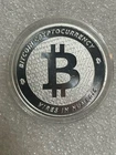 Bitcoin 1 Troy Oz .999 Fine Silver Round In Capsule
