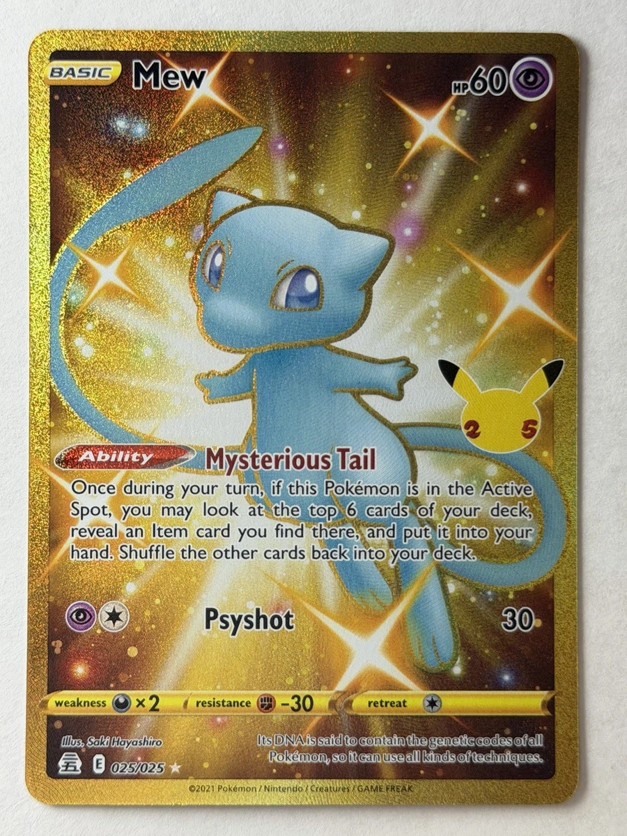 Mew 025/025 Celebrations for sale | eBay