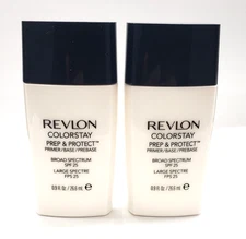 2 PACK Revlon ColorStay Prep & Protect Primer 0.9 fl oz / 26.6 ml
