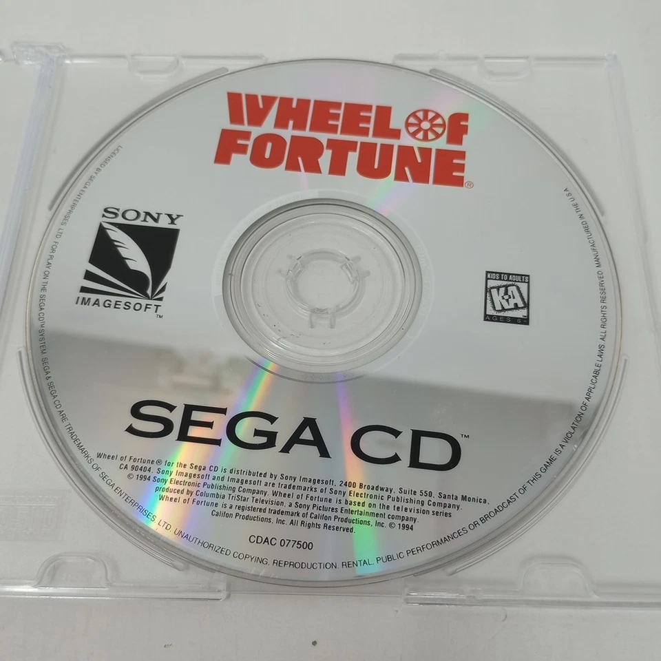 Лот из 4 игр Sega CD DISC ONLY (After Burner III, Rise Of The Dragon и многое другое) - Изображение 2 из 4